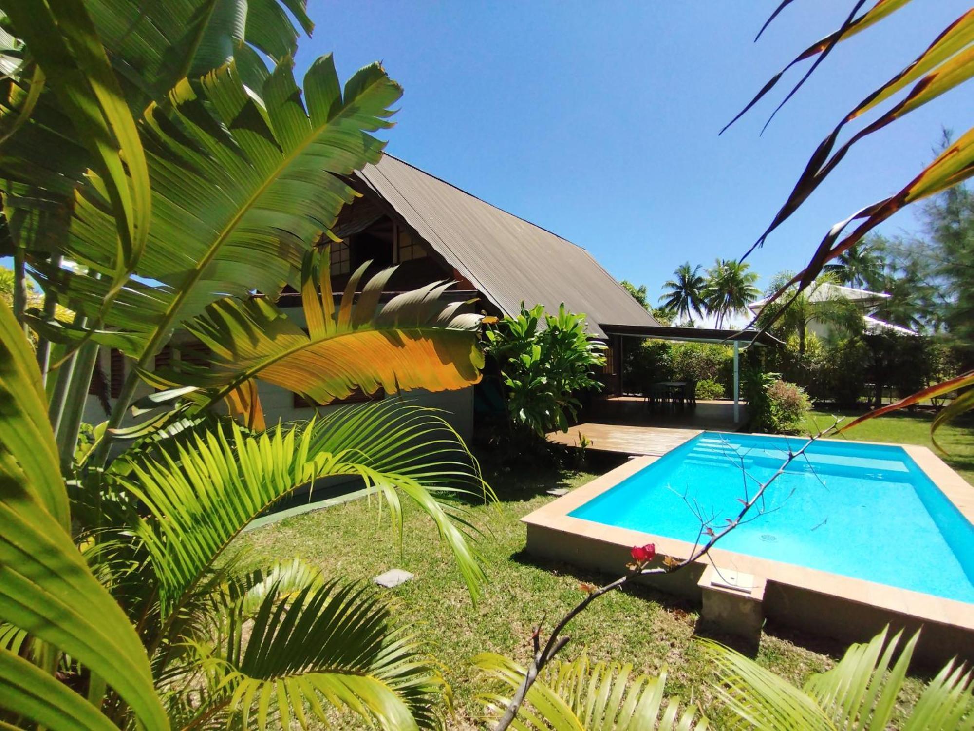 Moorea Pool & Lagoon House Vila Exterior foto